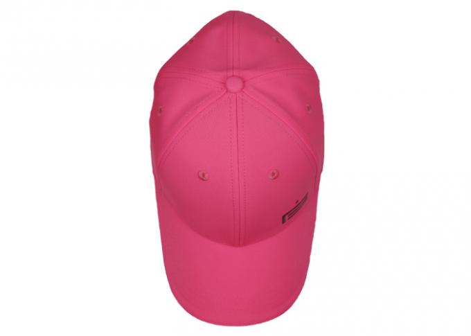 Tùy chỉnh đơn giản điều chỉnh màu hồng cao thoải mái quần vợt thể thao mũ chạy