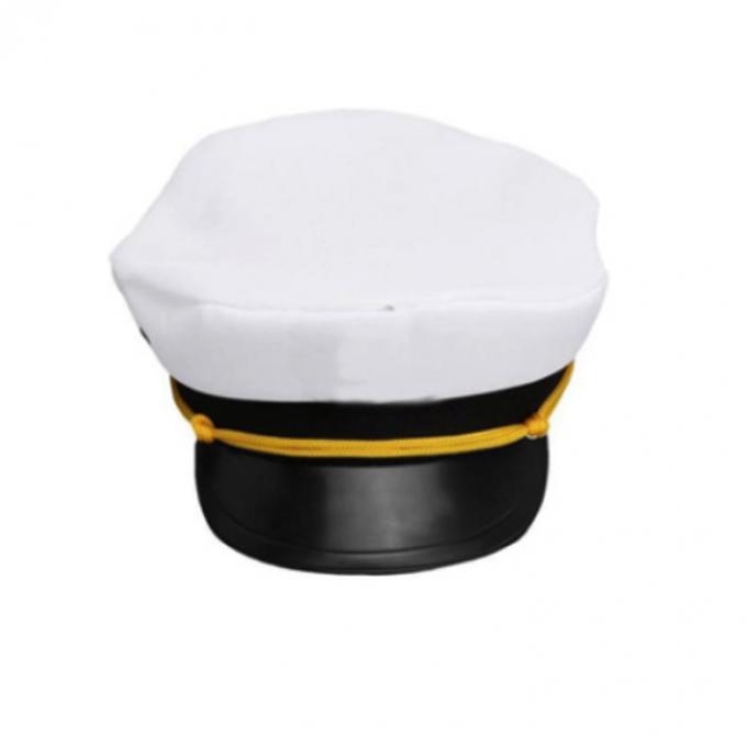 Khuyến mại White Captain Captain Mũ trống Thuyền trưởng trống