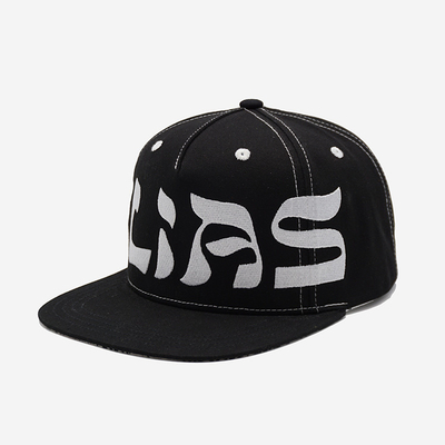 Mũ Snapback Hip Hop vành phẳng 60cm có thêm hình ảnh văn bản Logo tùy chỉnh