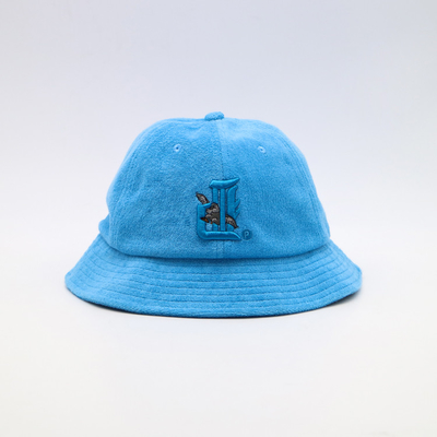 Custom Terry Cloth Bucket Hat Bề rộng Casual và phong cách thời trang Logo thêu 3D tùy chỉnh