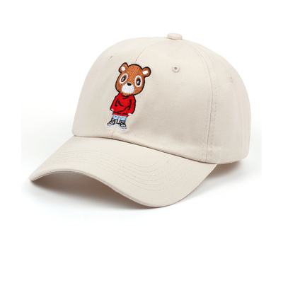 100% Cotton Mũ được trang bị cho trẻ em Mũ thể thao Đồng bằng thêu logo tùy chỉnh