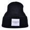 Phong thêu tùy chỉnh / Logo in Acrylic Beanies Jacquard đan mũ mũ ấm áp với miếng dán