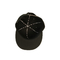 6 Bảng điều khiển mũ phẳng, mũ bằng phẳng 100% acrylic phẳng vành đen, logo tùy chỉnh