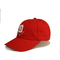 Mũ len bóng chày thể thao thăng hoa Mũ có logo 3d thêu màu đỏ