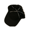 Mũ lưỡi trai thời trang OEM ODM, Mũ bóng chày xây dựng màu đen Khóa kim loại