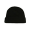 Custom Crochet đen mũ len dệt kim mùa đông đầu lâu trượt tuyết mũ beanie slouch alpaca mũ với logo vá