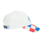 Logo thêu 3d 3d Mũ golf tùy chỉnh / Mũ bóng chày cotton trắng