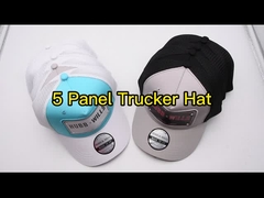 Tùy chỉnh 5 bảng điều khiển Trucker Cap 3D và Logo đầy màu sắc