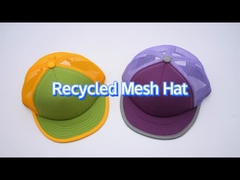 Độ bền cao tương phản khâu Flat Edge Mesh Cap With Snapback Closure