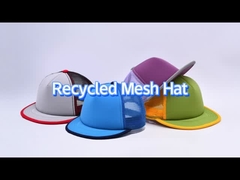 Độ bền cao tương phản khâu Flat Edge Mesh Cap With Snapback Closure