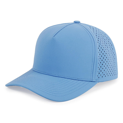 Mái cao chất lượng Laser Mesh Curved Edge Classic Sports Baseball Caps Custom Golf Gorras Crimson Red Baseball Hat