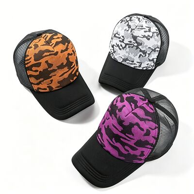Mũ tài xế xe tải cấu hình cao có thể điều chỉnh thiết kế lưới thoáng khí snapback hoàn hảo cho các hoạt động ngoài trời và trong nhà trong mọi mùa