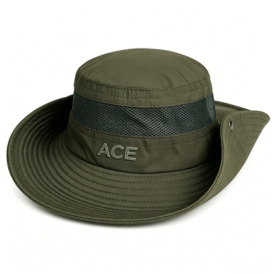 UPF 50 quân sự chiến thuật mũ Boonie với 3" rộng và bông / polyester hỗn hợp cho cuộc phiêu lưu ngoài trời