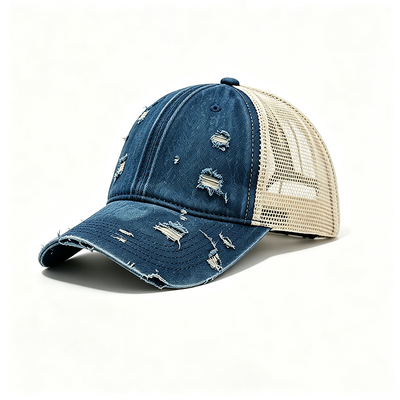 High Profile 6 Panel Trucker Cap với vải bông lý tưởng cho các hoạt động ngoài trời thời trang bình thường và thương hiệu nhóm