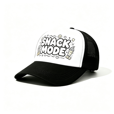 6 bảng hình cong Trucker Cap Nhựa Snapback Khóa tùy chỉnh lý tưởng cho chiến dịch Đội đồng phục và mặc bình thường