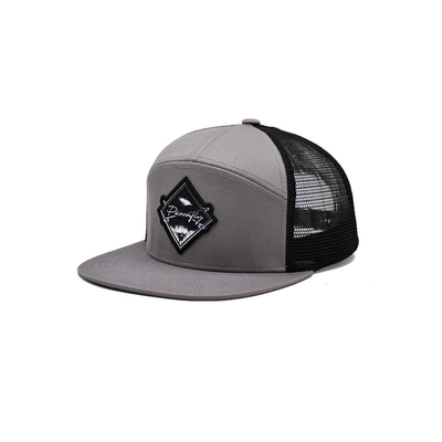 Fashion Sublimation Patch Outdoor 7 Panel Trucker Cap Màu tùy chỉnh cho Unisex
