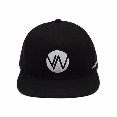 Unisex Flat Brim Snapback Cap Hoa văn nổi Khóa nhựa ODM