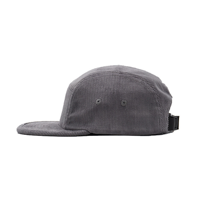 Cotton Corduroy không có cấu trúc 5 Panel Camper Cap cho chạy ngoài trời