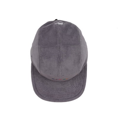 Cotton Corduroy không có cấu trúc 5 Panel Camper Cap cho chạy ngoài trời