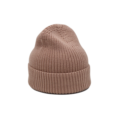 OEM Acrylic Polyester Đan Mũ Beanie Chu vi 58CM