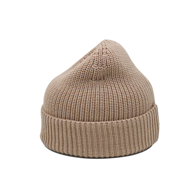 OEM Acrylic Polyester Đan Mũ Beanie Chu vi 58CM