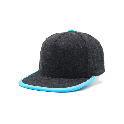Mũ snapback vành phẳng trống tùy chỉnh cho mùa thu và mùa đông