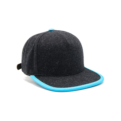 Mũ snapback vành phẳng trống tùy chỉnh cho mùa thu và mùa đông