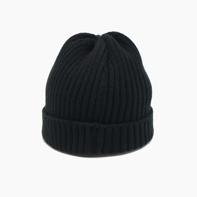 Nhân chỉnh mùa đông đeo tay áo khoác đan gọn nắp tâm trí Beanies màu rắn Unisex ấm áp mũ