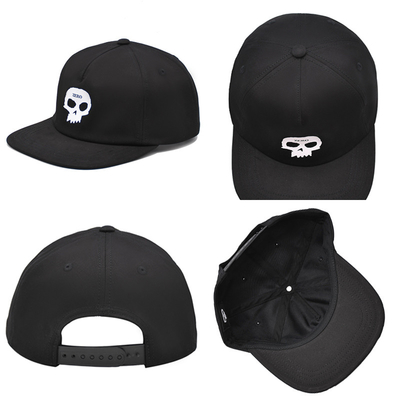 Flat Visor Five-Panel Snapback Cap 6 Eyelets cho thông gió 6 Eyelets