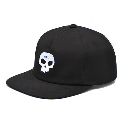 Flat Visor Five-Panel Snapback Cap 6 Eyelets cho thông gió 6 Eyelets