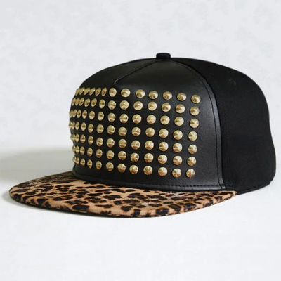 Lower Crown 5 Panel Snapback Cap Vải nylon với Buckle 2 Eyelets