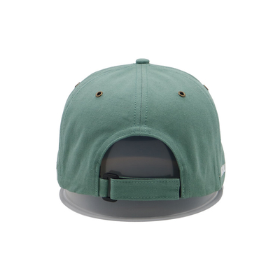 Xanh vintage bông điều chỉnh snap trở lại trắng màu rắn phẳng cạnh snapback mũ 3d thêu snapback