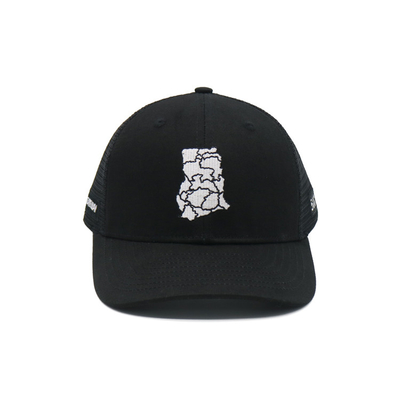 Phong thêu Trucker Mesh Cap 6 Panel Phong cách Pre Curved Edge