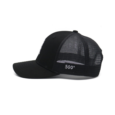 Phong thêu Trucker Mesh Cap 6 Panel Phong cách Pre Curved Edge