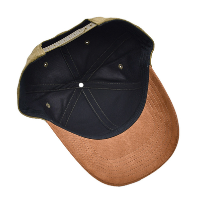 Lower Crown 6 Panel Baseball Hat With Plastic Buckle Tùy chỉnh Snapback Cap