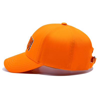 Middle Crown 6 Panel Baseball Cap Trang trí tùy chỉnh Logo thêu 3D
