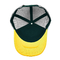 Custom 5 Panel Flat Brim Mesh Trucker Hat, Đặt nhãn dệt thêu Logo Foam Trucker Caps