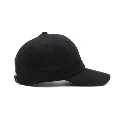 logo thêu thể thao 100% bông nam giới không cấu trúc đen bông cha mũ đơn giản tùy chỉnh baseball cap