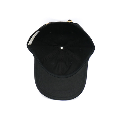 logo thêu thể thao 100% bông nam giới không cấu trúc đen bông cha mũ đơn giản tùy chỉnh baseball cap