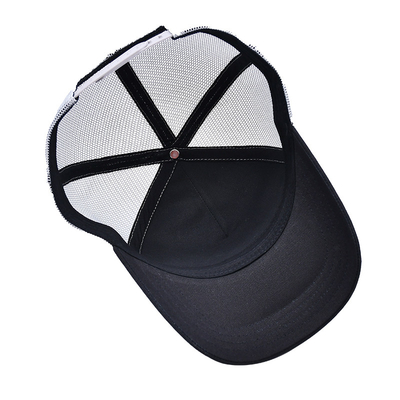 Đồ bán buôn OEM Custom 5 Panel Chất lượng cao phẳng thêu Logo Trucker Cap,Mesh Snap Back Gorras,Cotton Trucker Hat