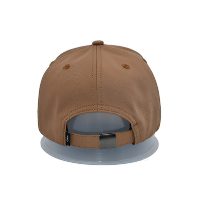 Chiếc mũ bóng chày 6 tấm phong cách với màn hình cong và vải phù hợp với logo thêu polyester và khăn