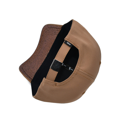 Chiếc mũ bóng chày 6 tấm phong cách với màn hình cong và vải phù hợp với logo thêu polyester và khăn
