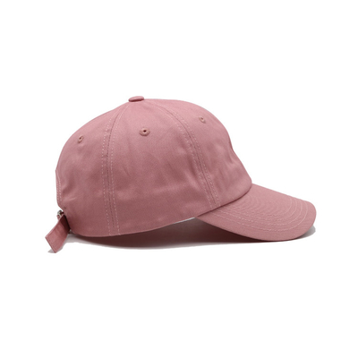 Classic 6 Panel Cotton Baseball Cap Curved Visor Khóa có thể điều chỉnh