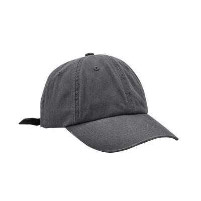 Profile tùy chỉnh 6 Panel Baseball Cap với dây thừng điều chỉnh và việc cong