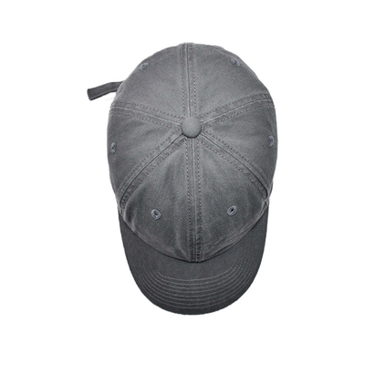 Profile tùy chỉnh 6 Panel Baseball Cap với dây thừng điều chỉnh và việc cong