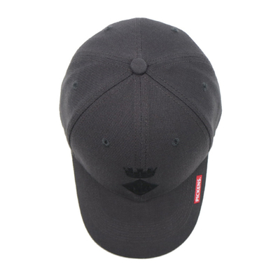 Tùy chỉnh Bông 6 Panel Baseball Cap với hình dạng cấu trúc với logo thêu
