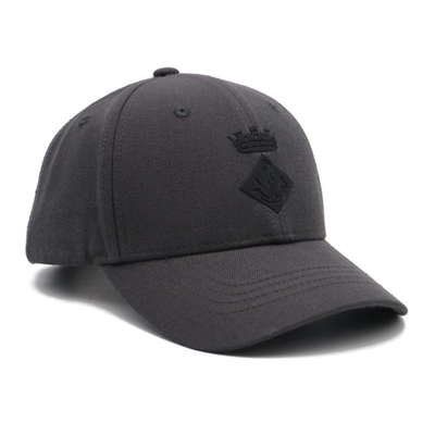 Tùy chỉnh Bông 6 Panel Baseball Cap với hình dạng cấu trúc với logo thêu