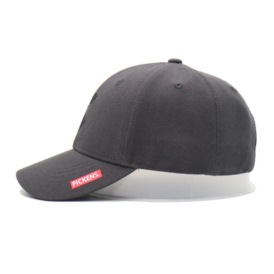 Tùy chỉnh Bông 6 Panel Baseball Cap với hình dạng cấu trúc với logo thêu