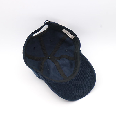 6 Panel Baseball Cap với các đường may chắc chắn Panel phía trước cấu trúc và việc cong