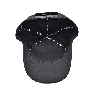Profile 5 Panel Baseball Cap với viêc cong và dây thừng điều chỉnh